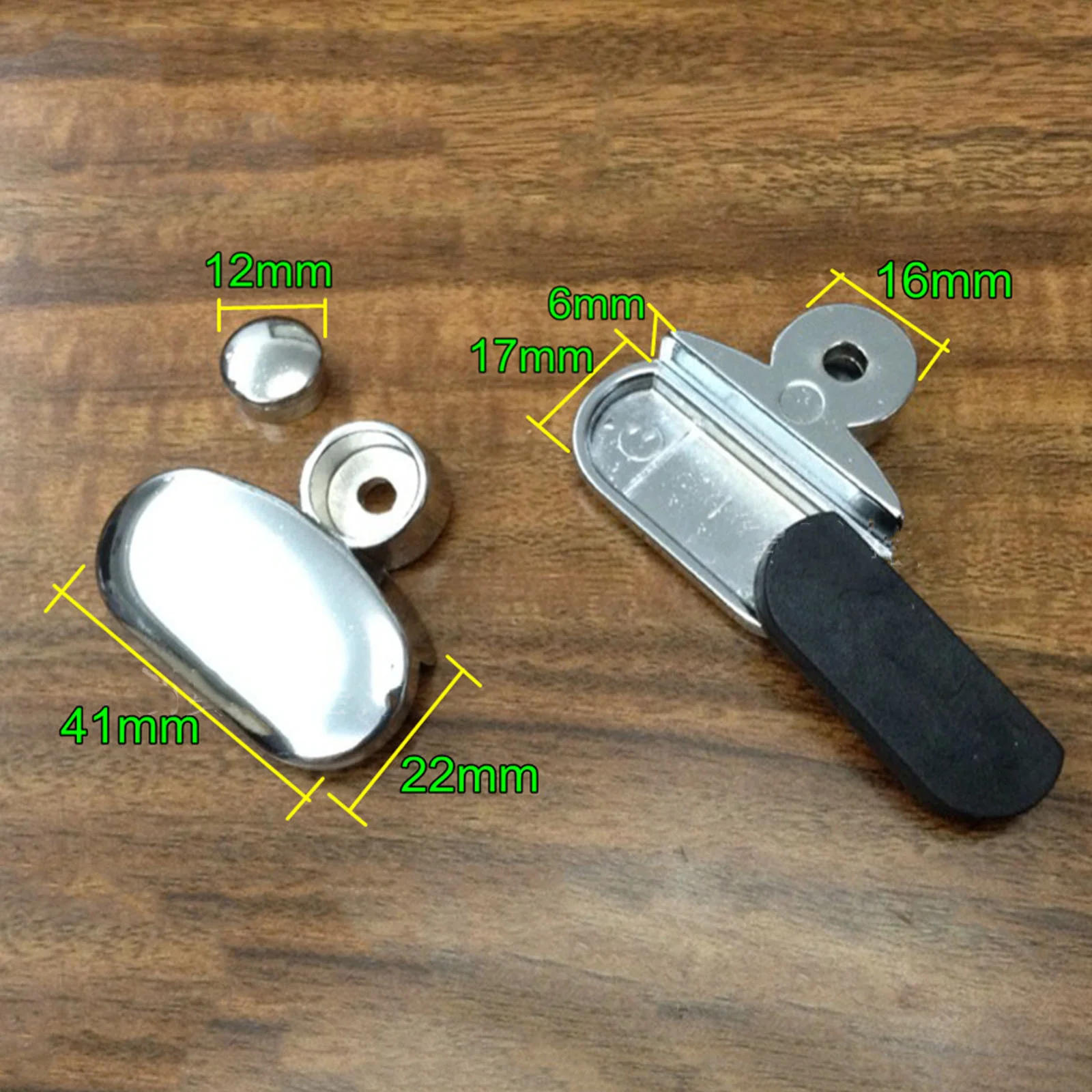 Description Picture 5 of itemdophee 1pc 3" 4" Lock Cylinder Hasp Core Self Locking Security Staple 2 Keys Shed Cupboard/Drawer/ Padlock Door/Gate/Van Locker