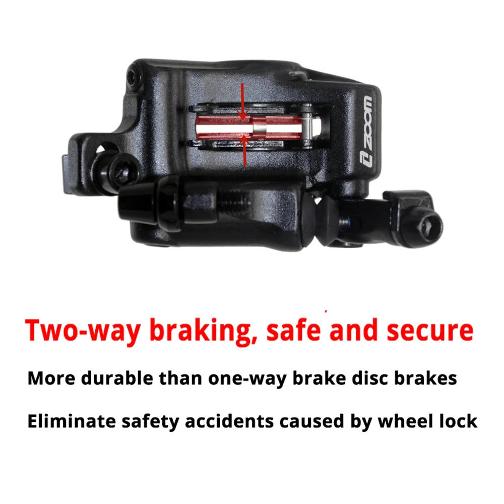 Description Picture 5 of itemZOOM XTECH HB100 MTB Hydraulic Disc Calipers Front and Rear Rotor G3 160/180MM MT200 M315 160mm Rotor Hydraulic Brakes for Bikes