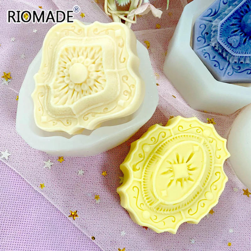 Description Picture 6 of itemClassical Pattern Soap Mold Royal Court Totem Style DIY Handmade Making Soap Silicone Mould Chocolate Dessert Cake Baking Tools