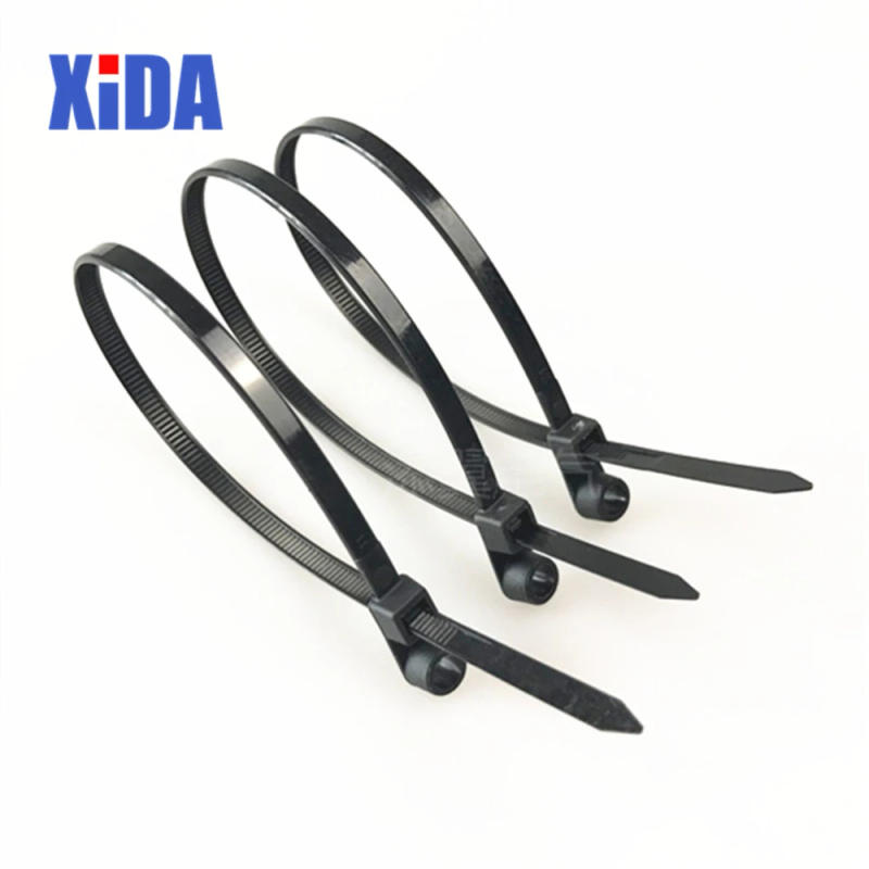 Description Picture 6 of itemNylon Cable Tie 3*100 4*200 Fixed Cable Tie Nylon Cable Zip Ties With Screw Hole Mount Self Locking Loop Wrap Bundle Tie Straps