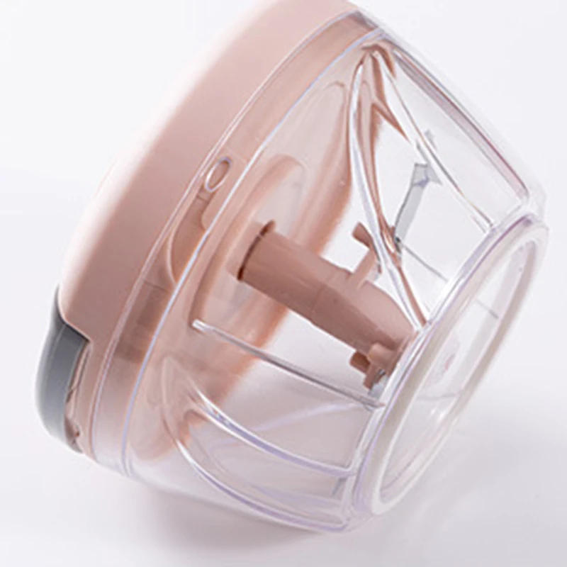 Description Picture 5 of item500/900ML Garlic Chopper Manual Rotate Vegetable Cutter Chopper Slicer Fruit Garlic Crusher Kitchen Gadget Blenders Meat Grinder