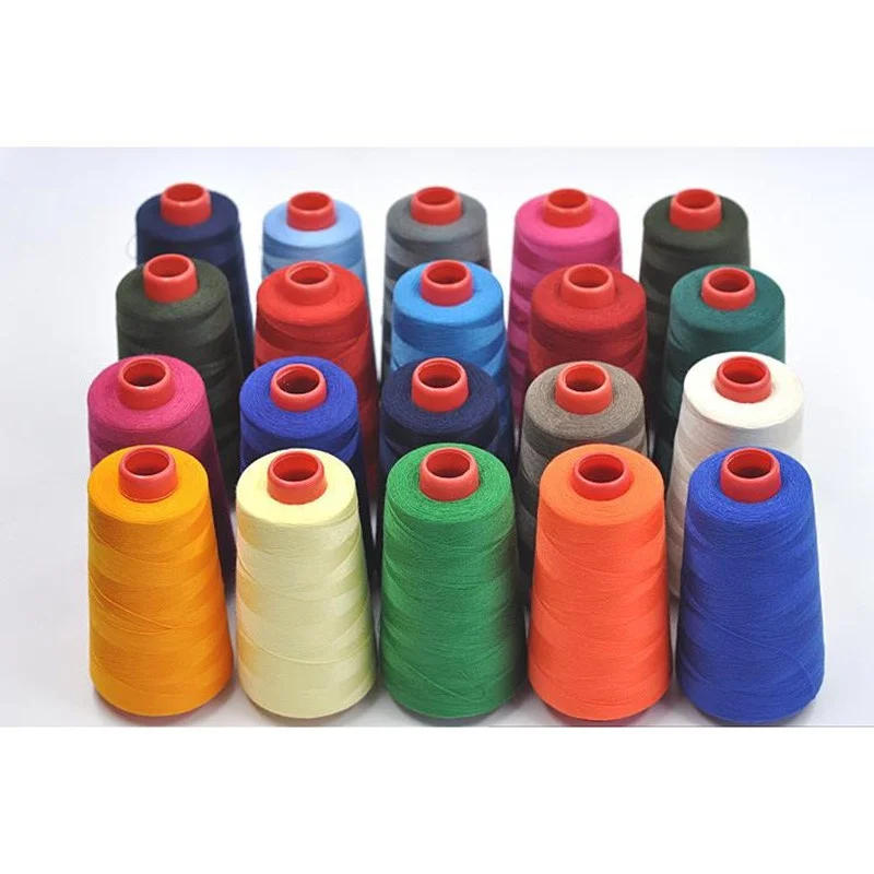Description Picture 4 of item17 Colors 3000 Yards Overlocking Sewing Machine Industrial Polyester Thread Metre Cones