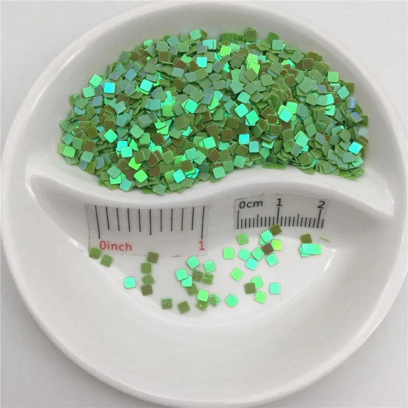 Description Picture 6 of item20g 2.5mm Square PVC loose Sequins Glitter Paillettes for Nail Art Manicure, Wedding Confetti,Sequins for Crafts /Ornament