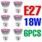 E27 18W 6PCS