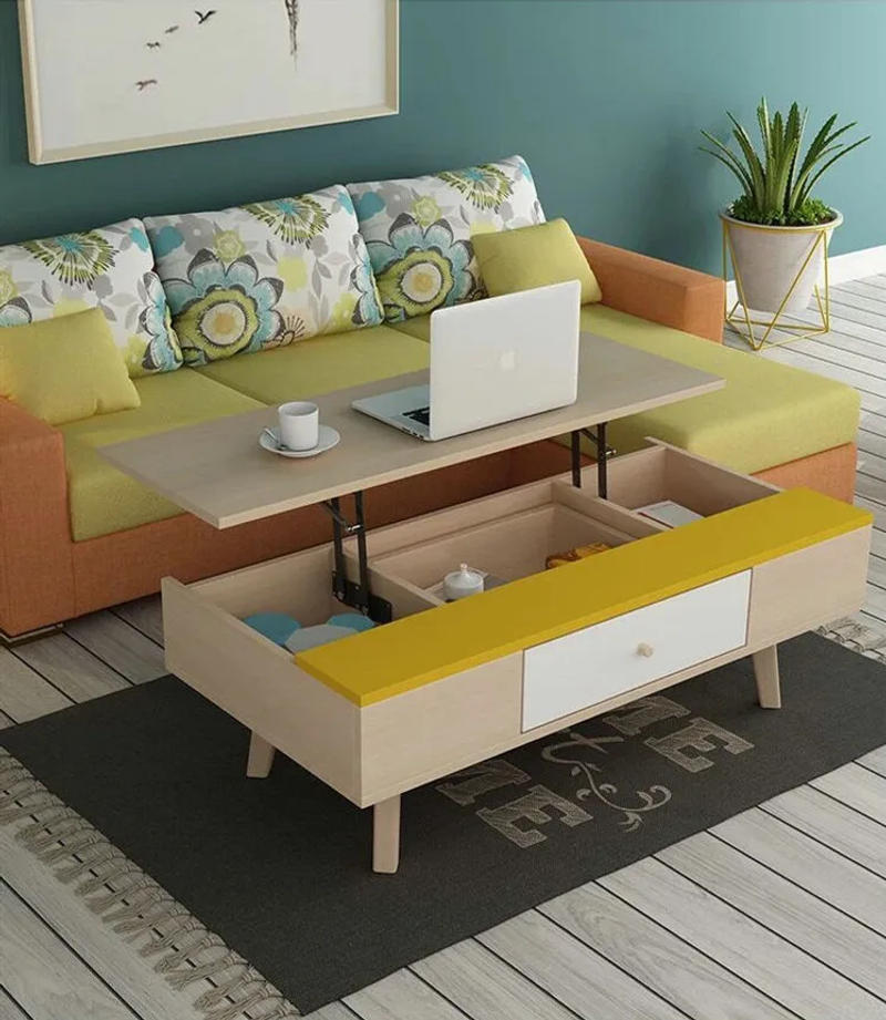 Description Picture 4 of item2pcs Lift Up Top Mechanism Hardware Folding Spring Tea Table Hinge Industrial Furniture Lifting Rack Shelf for Computer Table