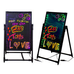 fluorescent writing board leds fluorescent led writing board panel led