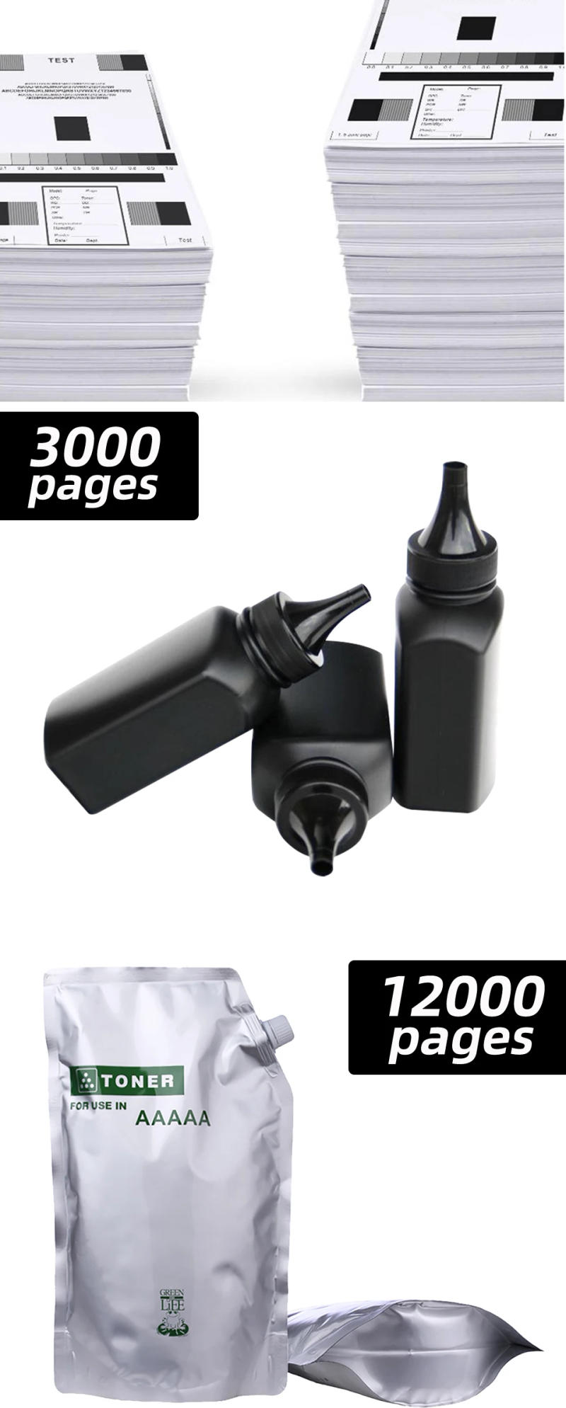 Description Picture 3 of itemCompatible Cartridge Printer Toner Powder for HP LaserJet MFP M110w M110we M139W M139we M140w M140we M141w M141a M111w 141