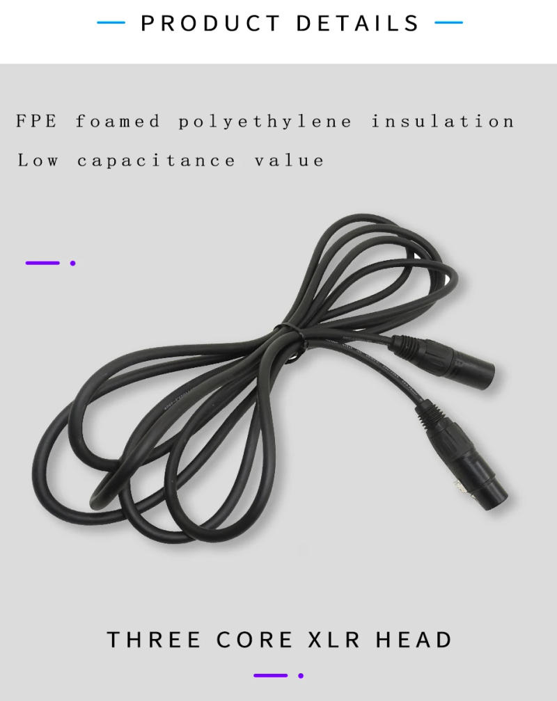 Description Picture 5 of item3-PIN DMX Signal Line, (1M-5M,6M,7M,8M,9M,10M,15M,20M) Use For LED PAR DMX Cable Stage Lighting Equipment