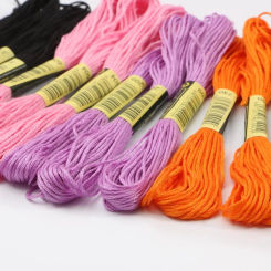 High Quality 5Pcs/lot Anchor Similar DMC Cross Stitch Cotton Embroidery Thread Floss Sewing Skeins Craft Hogard
