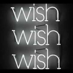 Neon Sign For WISH WISH Glass Tubes Lamp Beer Home Lamp HOPE great restaurant light advertise DESIGN Handmade light Wall Decor