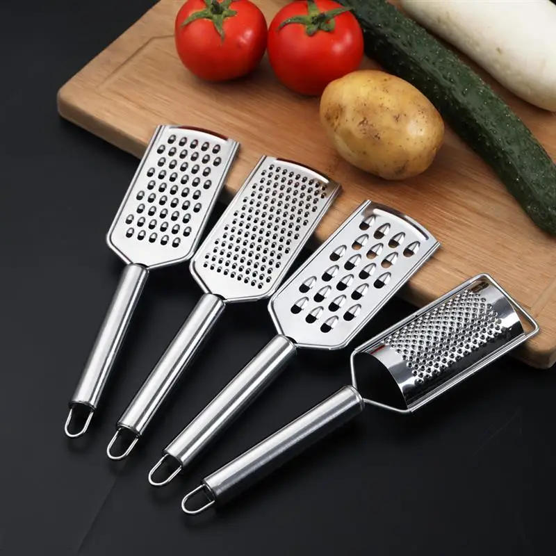 Description Picture 5 of itemStainless Steel Cheese Lemon Kitchen Grater for Vegetables Potato Ginger Slicer Food Cutter Kitchenware Accessories