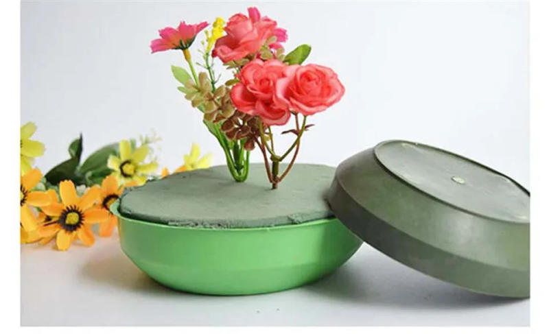 Description Picture 2 of itemPlastic Frame Sucker and Foam Mud Home Wedding Party Event Floral Arrangement Car Decoration Accessories Artificial Flower Decor