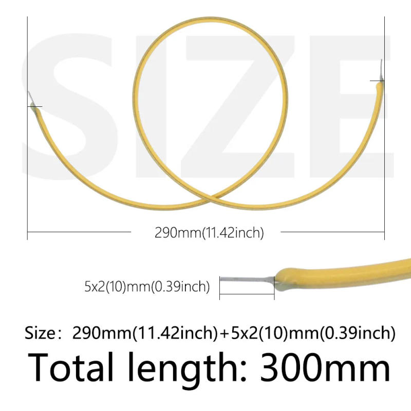 Description Picture 3 of item5pcs DC3V 130mm 300mm White 6500K Edison Bulb LED Filament Lamp Accessories Parts LED Bead Light Diodes Flexible Accessories