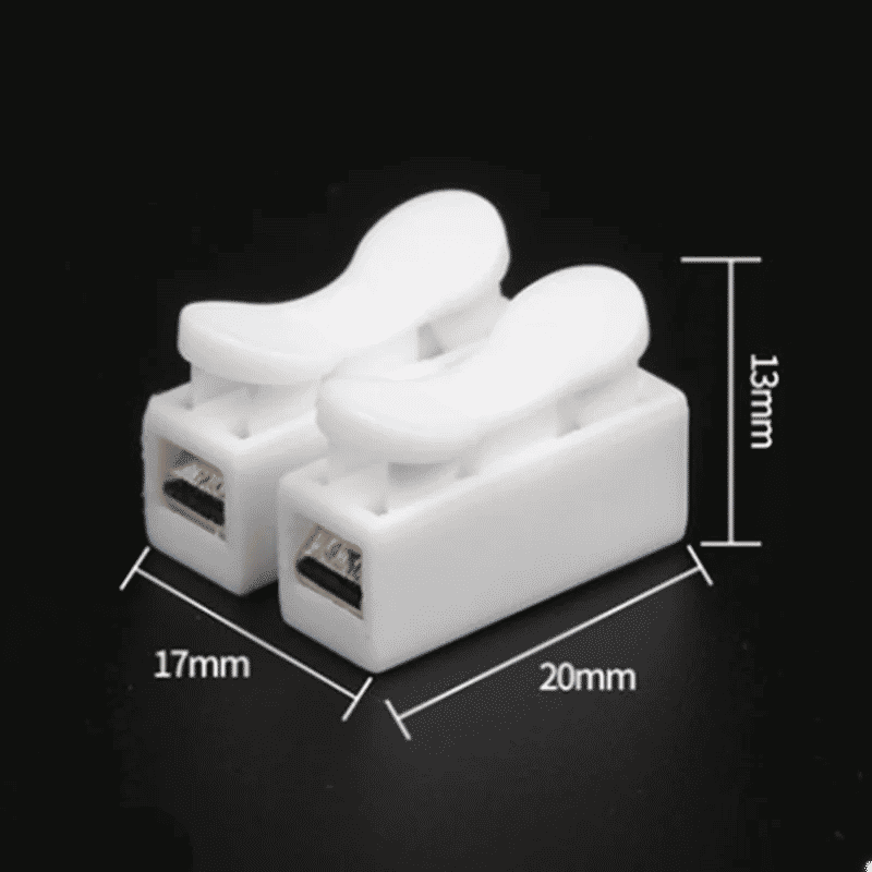 Description Picture 4 of item1/2/3/4P CH-1 CH-2 CH-3 CH-4 Spring Wire Quick Connector G7 Electrical Crimp Terminals Block Splice Cable Clamp Fit Led Strip
