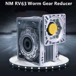 NMRV63 worm reducer RV63 worm gear with round or square shaft  and different gear ratio
