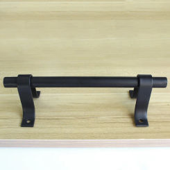 Black Handle Heavy Duty Pull and Knob Barn Sliding Door Handles Set Large Rustic for Gates Garages Sheds Vintage Hardware Handle