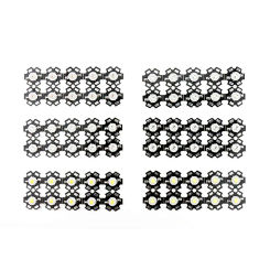 10pcs a lot 1W 3W  White/Warm White High Power LED Lamp Bead For Flashlight Lights Bulb Chip+20MM Radiator Aluminum Base For DIY