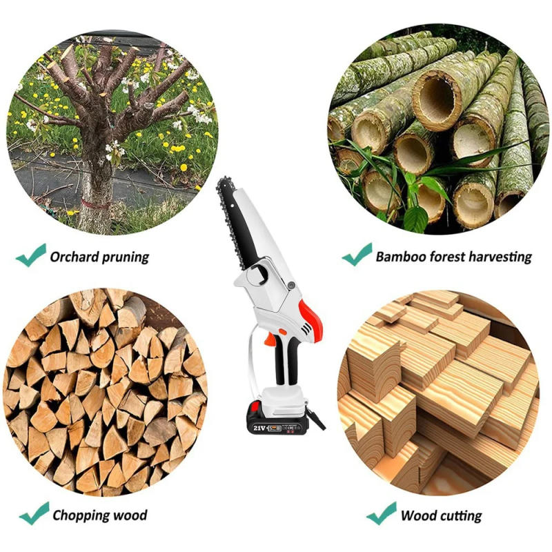 Description Picture 6 of itemReplacement Chain for 4 Inch or 6 Inch Mini Electric Chainsaw and Replacement Guide Board Mini Electric Saw Parts Accessories