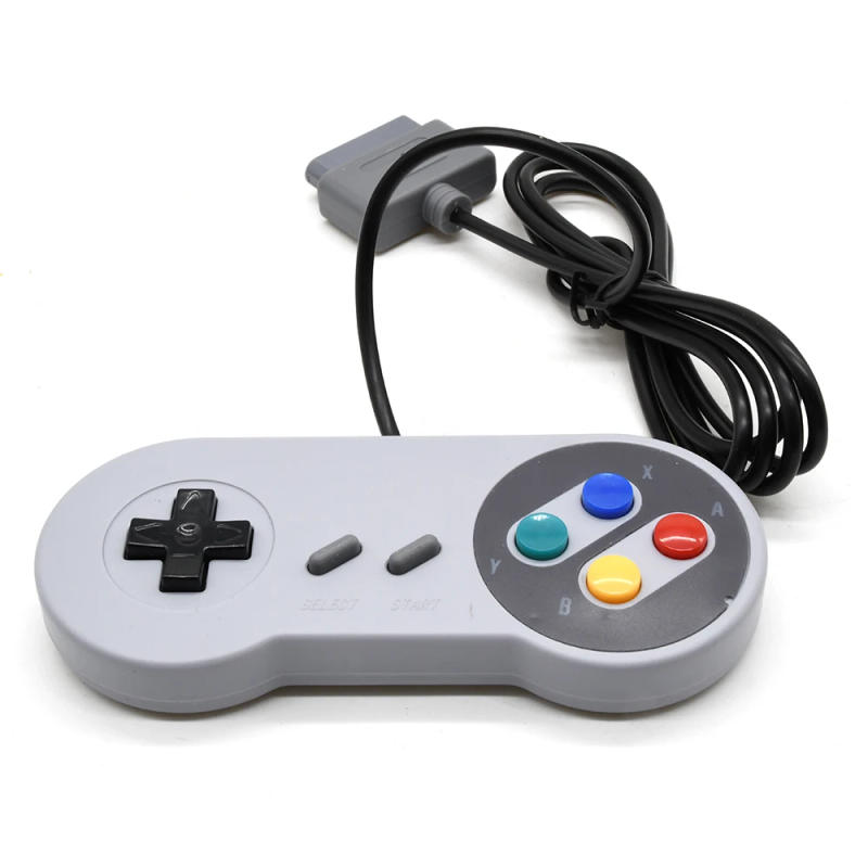 Description Picture 3 of itemGamepad 16 Bit Controller AV cable for Super Nintendo SNES System Console Control Pad