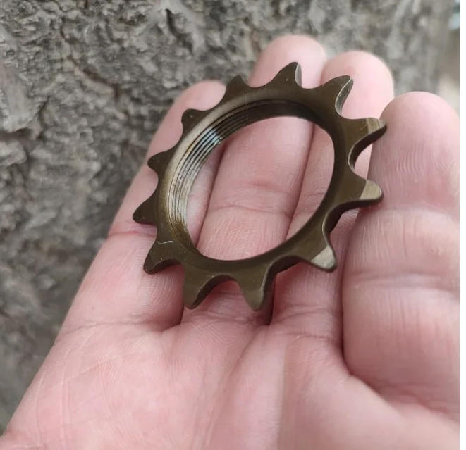 Description Picture 3 of itemMountain Bike Single Speed Track Bike Steel Flywheel 12T BMX Freewheel  Fixed Gear Flywheel 34MM Inner Diameter