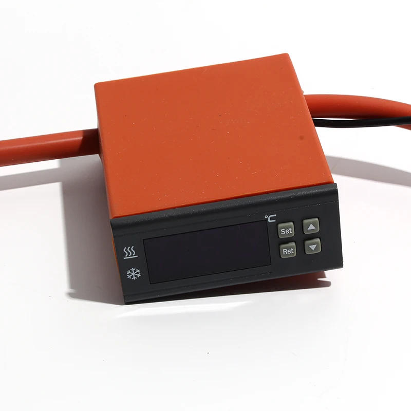 Description Picture 2 of item180-300mm Round Silicone Heating Pad 220-380W with Intelligent Digital Display Thermostat Temperature Control 3D Printer Heater