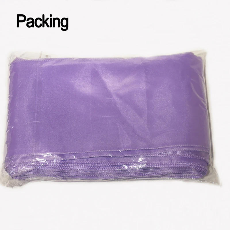 Description Picture 2 of item10/50/100pcs/Lot Satin Chair Bow Sashes Wedding Indoor Outdoor Chair Ribbon Butterfly Ties Party Event Hotel Banquet Decoration