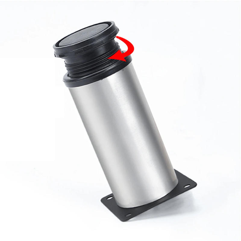 Description Picture 6 of item4pcs Stainless Steel Furniture Legs Metal Adjustable Replacement Feet 5-40cm for TV Stands Bathroom Cabinet Table Bed Sofa Feet