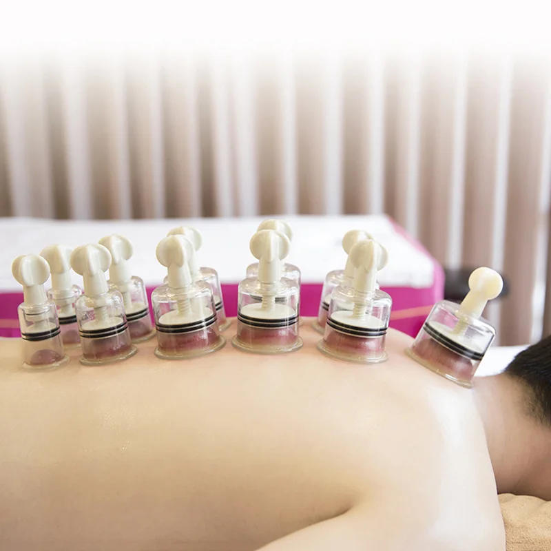 Description Picture 2 of item1Pcs Vacuum Body Massage Cans Twist Rotary Handle Suction Anti Cellulite Acupuncture Vacuum Cupping Cups Nipple Enlarger 4 Sizes