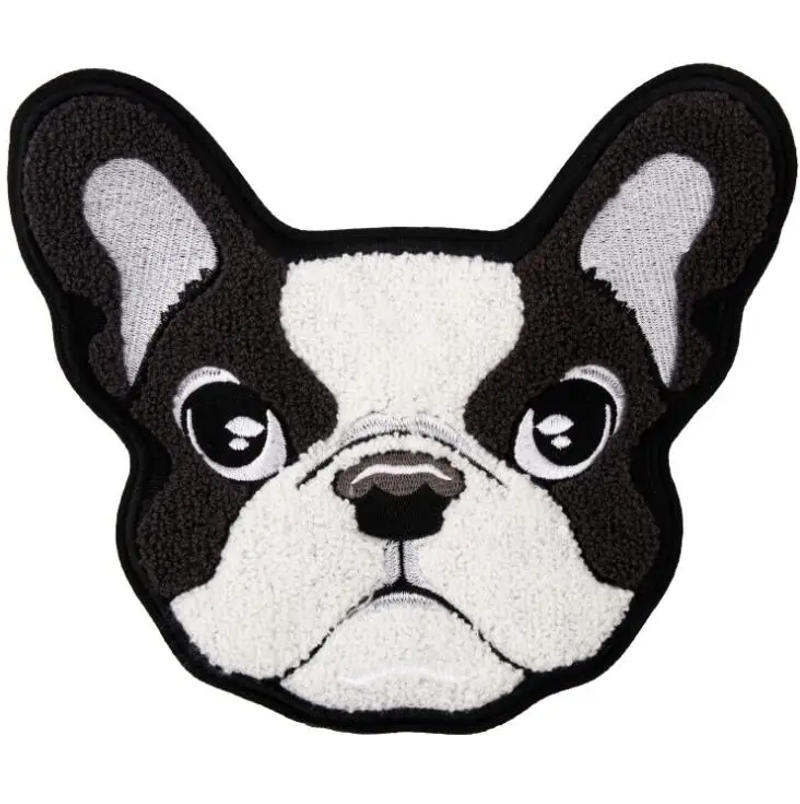 Description Picture 2 of item1 Piece 21*25cm New Style Cartoon Dog Patch Cartoon Pattern Fashion Embroidery Patches DIY Clothing Sewing Accessory Materials