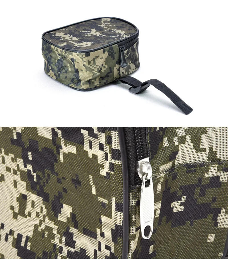 Description Picture 4 of itemFishing Reel Bag Accessories Camouflage Small Package Oxford Cloth Portable Lure Soft Case