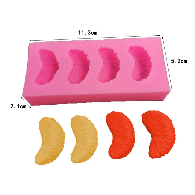 Description Picture 6 of item3D Orange Petal Silicone Molds for Soap Candle Making Wax Kits Dessert Baking Mould Candle Scents Home Decoration