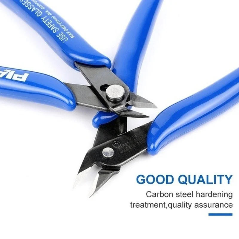 Description Picture 4 of itemDiagonal Pliers Carbon Steel Pliers Electrical Wire Cable Cutters Cutting Side Snips Flush Pliers Nipper Hand Tools