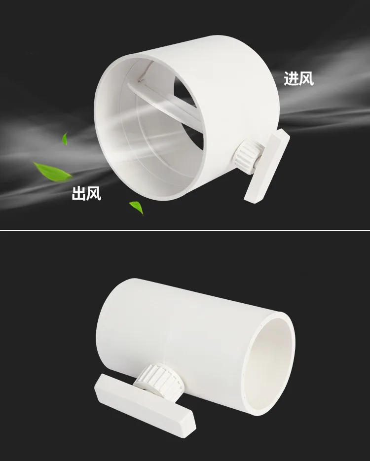 Description Picture 3 of itemHVAC manual plastic air damper valve 75 -200mm volume flow rate damper air duct valve for 3-8 inch ventilation pipe wholesale