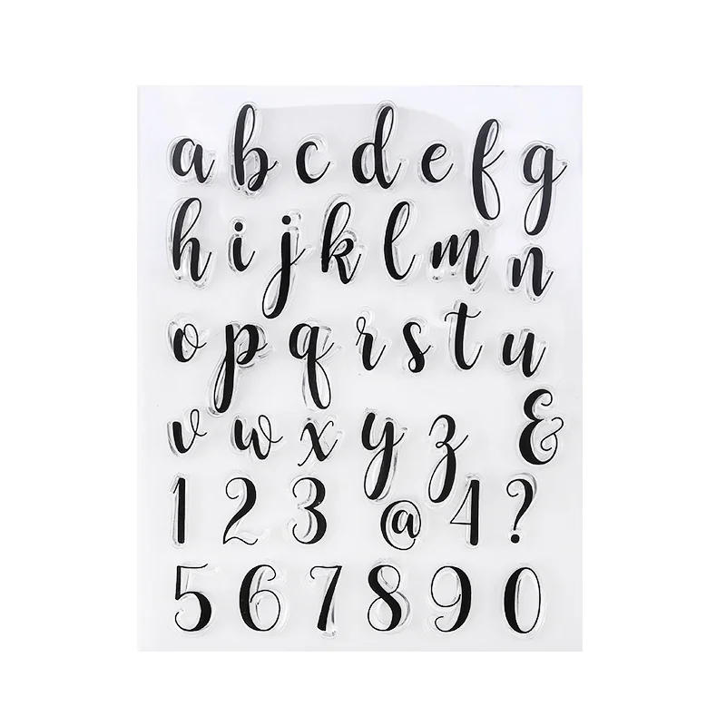 Description Picture 6 of itemCake Decorating Tools Pastry Biscuits Cutters Letter Custom Cookie Silicone Pastry Accessories Stamp Stencils For Decoration