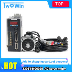130ST-M06025 1.5KW 6N.M 1500W AC Servo Motor And Driver With 3 Meter Cable Servo System Kits