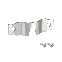 uxcell 10Pcs Picture Hanger Plate, 48mm x 15mm U Type Thicken Hook for Frames with Screws (Silver)