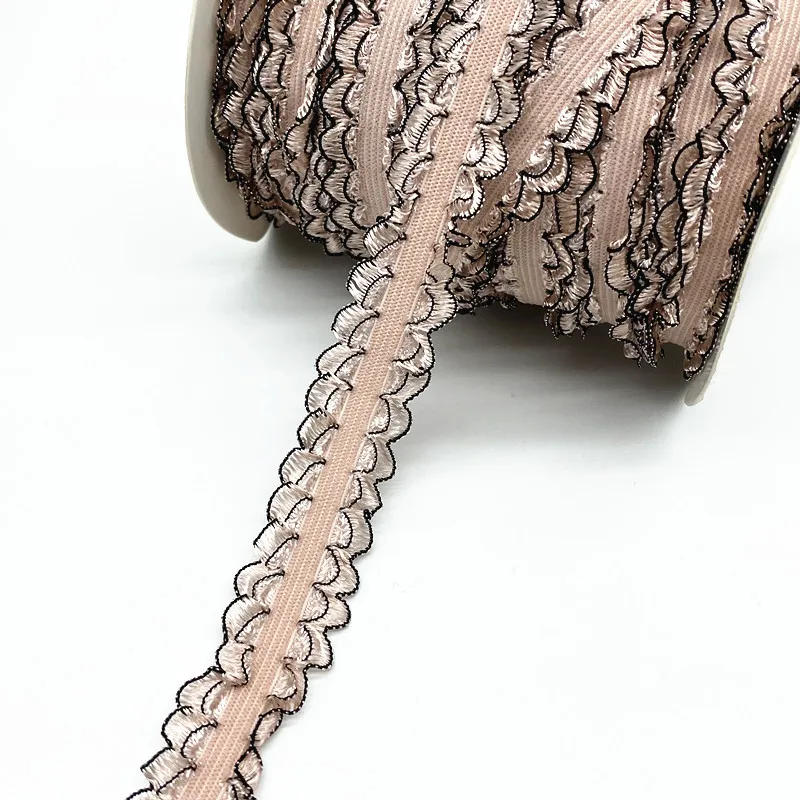 Description Picture 4 of item2 Yards 20mm Elastic Hair Band Ribbon Lace Sewing Trim Handmade  DIY