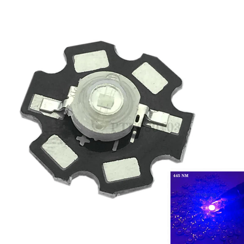 Description Picture 5 of item1000pcs 3W 5W High Power LED Chip Lamp Bulbs SMD COB Diodes LED with 20mm star pcb Blue  445nm Grow Light Beads