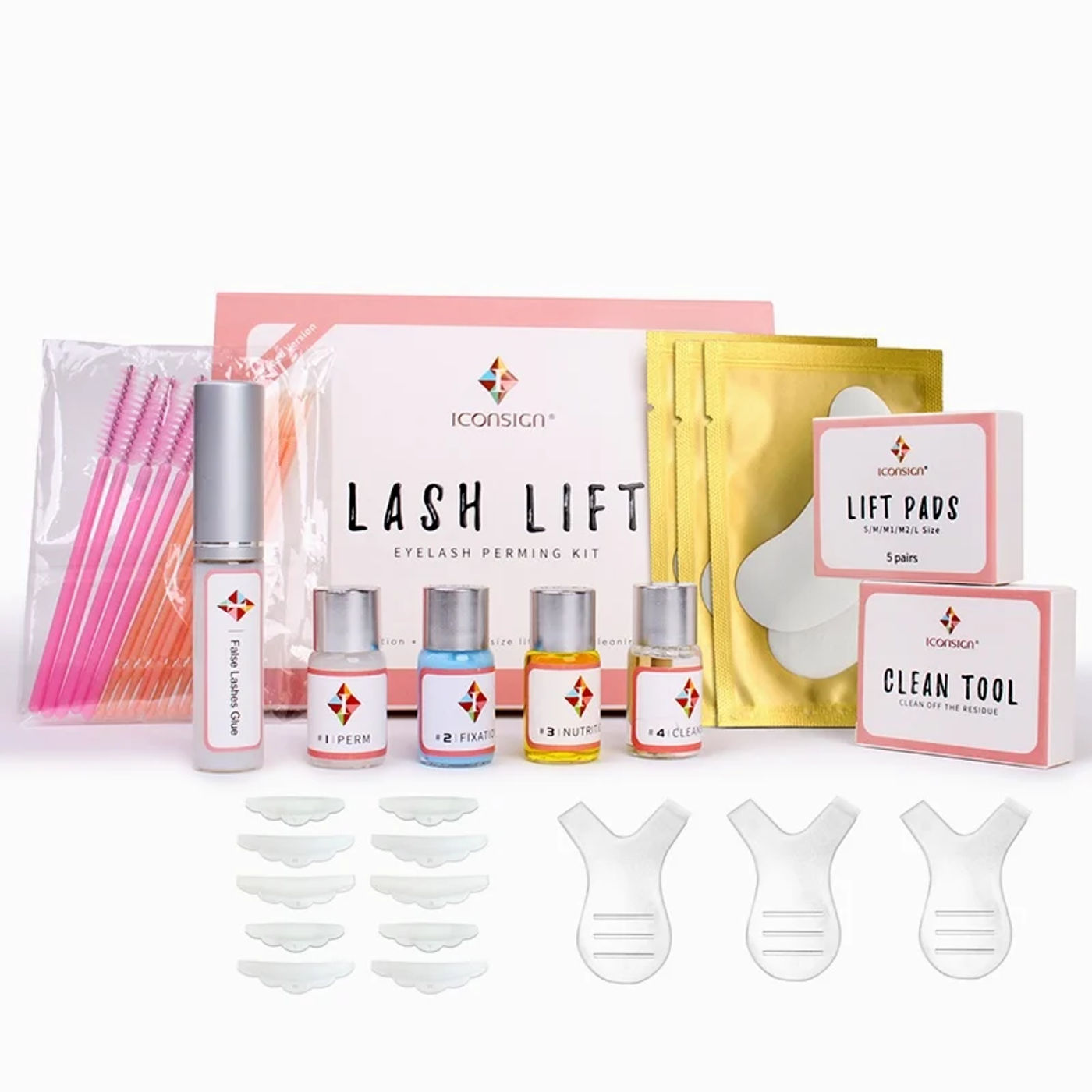 Description Picture 4 of itemProfessional Eyelash Lift Kit Eye Lashes Eye Brow Lifting Extension Perm Set Eyelash Perming Kit Curly Eyelashes Makeup Tool