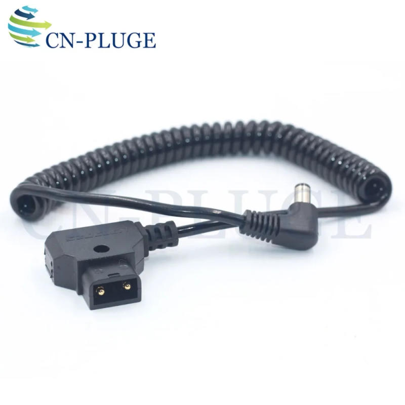 Description Picture 5 of itemBuilt-in Protective Plate D-Tap Male to  DC 5.5x2.5mm Cable for DSLR Rig Power V-Mount Anton，12V DC Monitor Power Cord