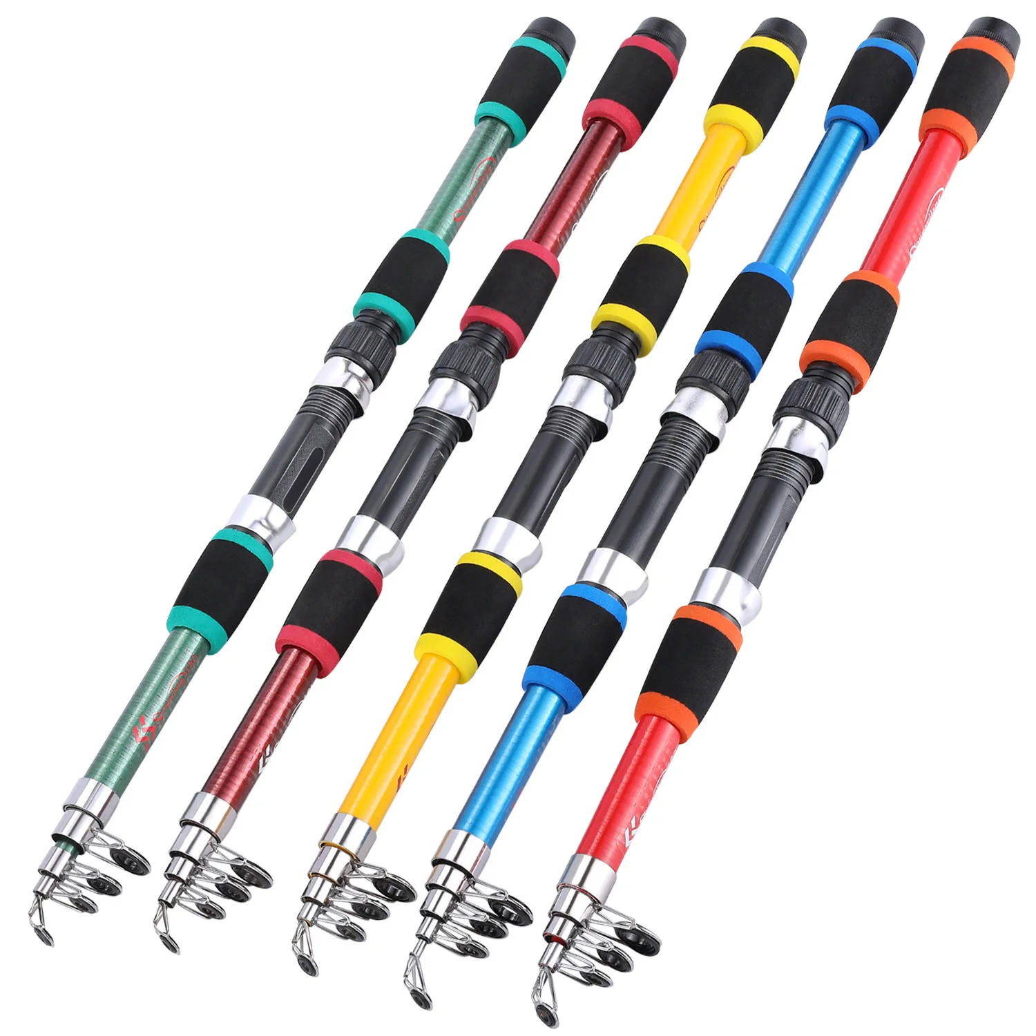 Description Picture 6 of itemSougayilang 2.1m-3.6m Spinning Fishing Rod Carbon Trout Carp Telescopic Fishing Pole Lure Fishing Rod Tackle