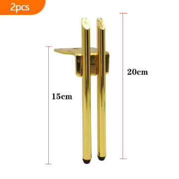 2/4pcs Light Luxury Metal Sofa Furniture Legs Black Gold Coffee Table Cupboard Bathroom Foot Solid Support Frame Hardware Legs