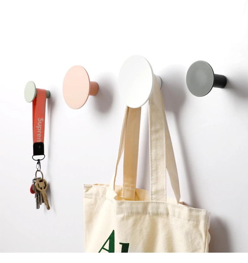 Description Picture 3 of itemWall Hooks Housekeeper on wall Coat Hat Hooks key box Clothes rack Hangers Round Hook decorative Mounted Wall decor