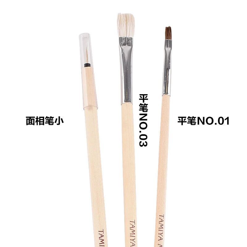Description Picture 5 of itemTamiya 87066 Modeling Paint Brush Basic (3pcs) Set Craft Tool