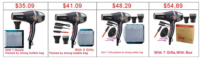 Description Picture 2 of itemReal 2100W Professional Hair Dryer High Power Styling Tools Blow Dryer Hot and Cold EU Plug Hairdryer 220-240V Machine