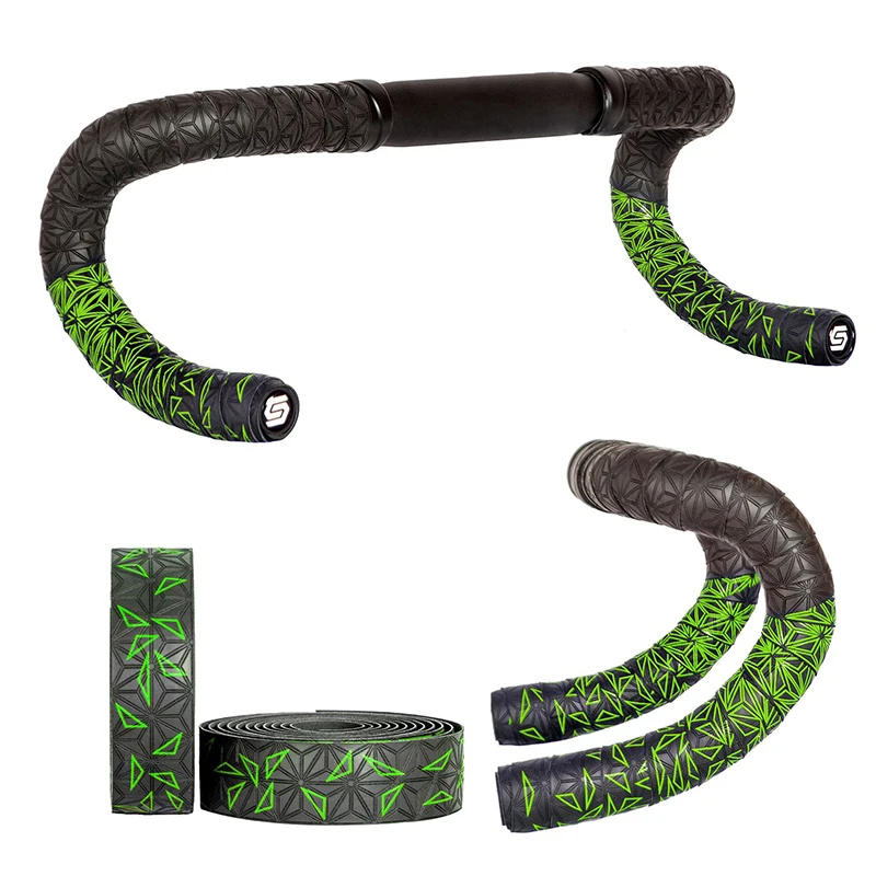 Description Picture 4 of itemChrysanthemum pattern Road Bike Bar Tape Gradient Color Handlebar Tapes EVA/PU Soft Anti-Vibration Wrap Tape Durable Bar Bartape