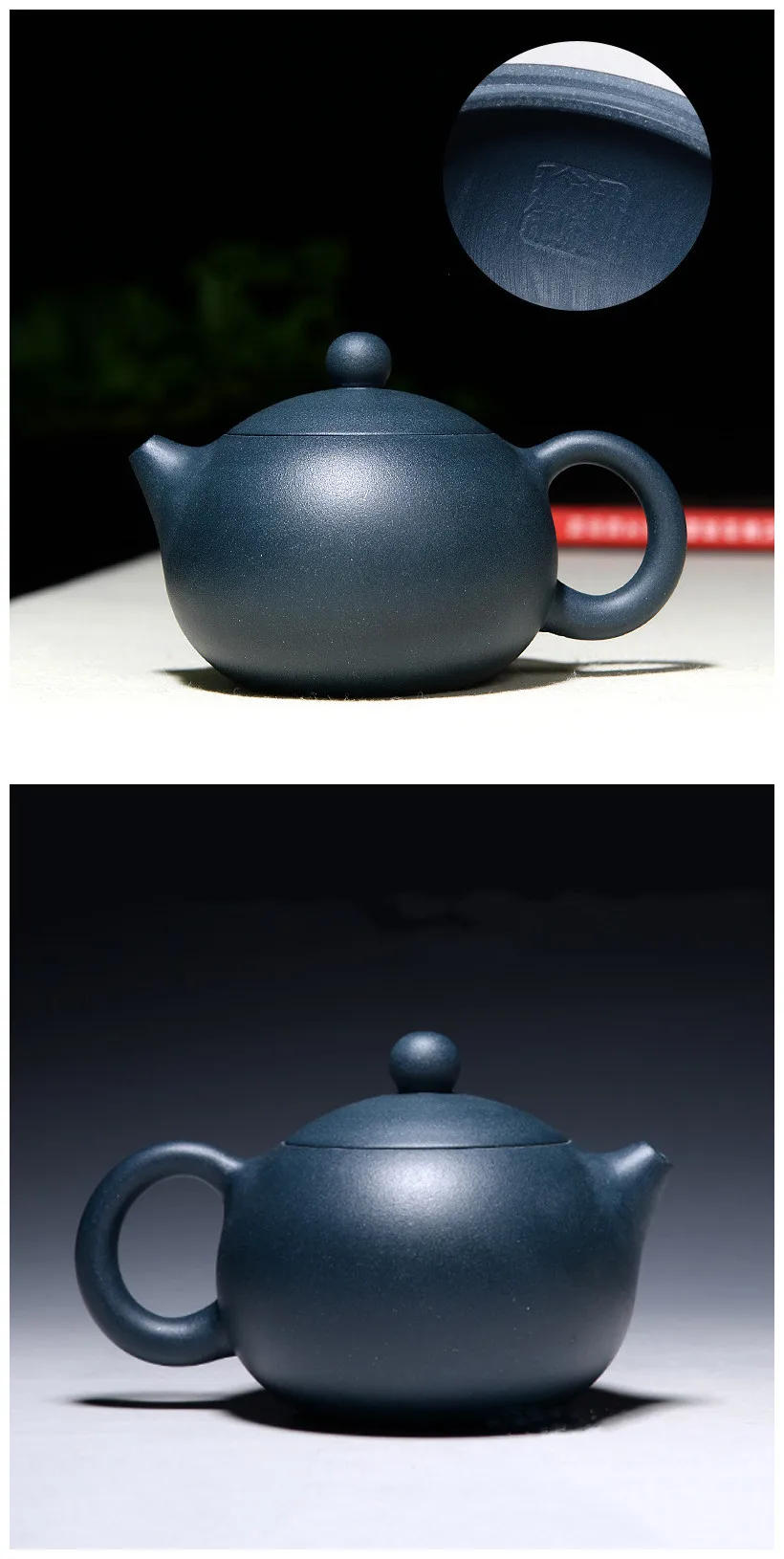 Description Picture 3 of itemYixing Famous Purple Clay Teapots Ball Hole Filter Xishi Tea Pot Beauty Kettle Ore Handmade Zisha Tea Set Exquisite Gifts