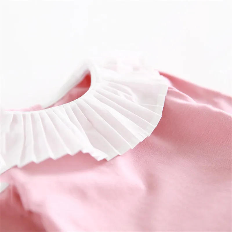 Description Picture 4 of itemCute Baby Girl Clothes Summer Newborn Baby Clothing For Girls Long Sleeve Kids Boys Jumpsuit Knit Baby Girls Rompers Spring