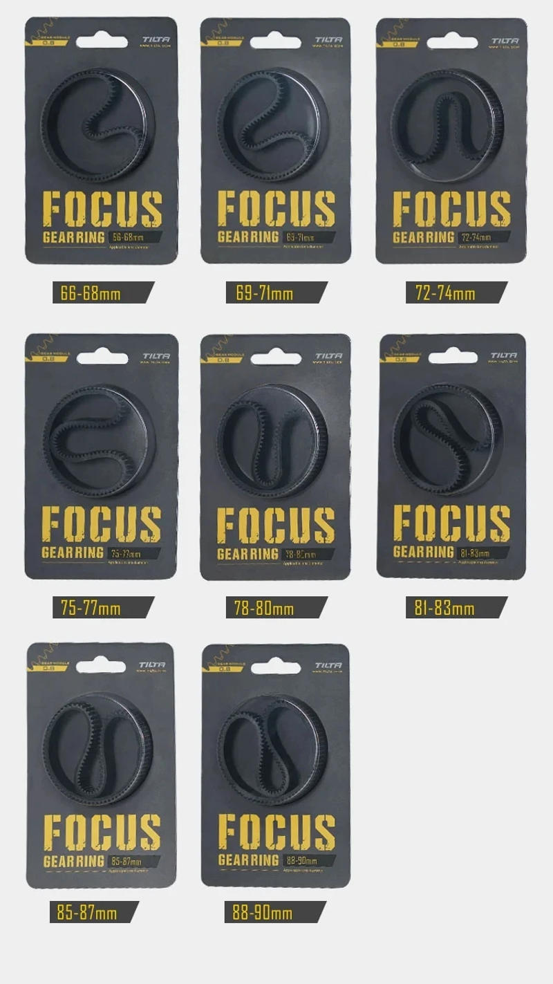 Description Picture 3 of itemTILTA Seamless Focus Gear Ring 360 Rotation Follow Focus Ring 46.5-90 For SLR DSLR Camera Accessories Tiltaing TA-FGR for SONY