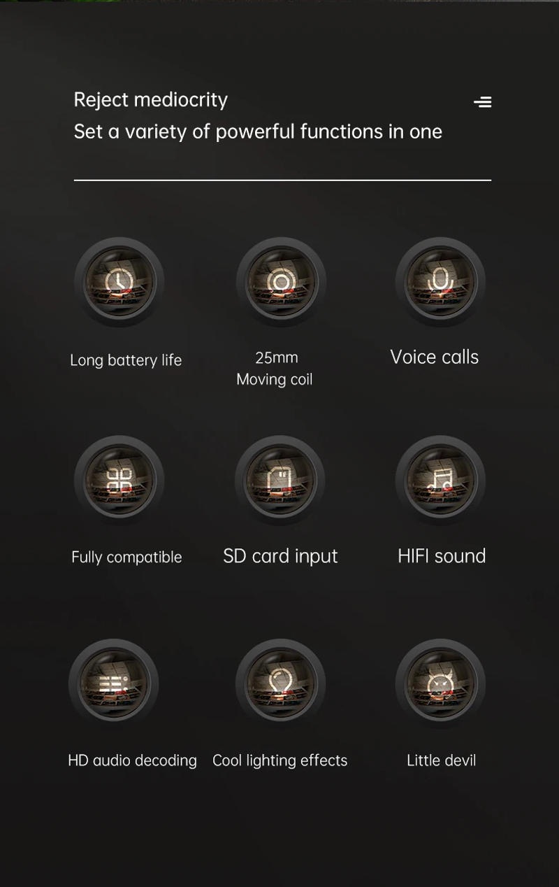 Description Picture 3 of itemBluetooth Speaker audio with LED Digital Alarm Clock Music Player Wireless Ball Shape Clock Speaker Mini Speaker Alarm clock